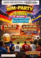 WM Party am 14.06.2026