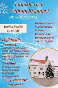 Weihnachtsmarkt Landsberg &copy; Veranstalter