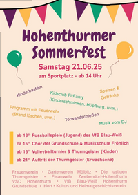 Hohenthurmer Sommerfest 2025 © VSC Hohenthurm e.V.