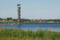 goitzschesee pegelturm bitterfeld © Die Goitzsche - Naherholung am ehemaligen Tagebau