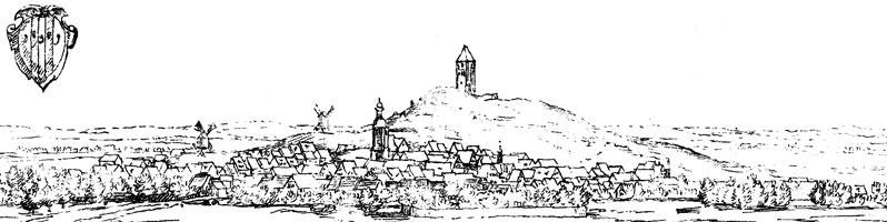 Stich von Landsberg im 17. Jahrhundert - Wilhelm Dilich