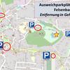 Ausweichparkplätze Felsenbad