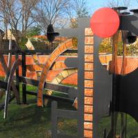 Skulptur im Skulpturenpark der Alten Brennerei Niemberg