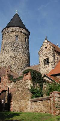 Der Bergfried des Hohenthurmer Schlosses