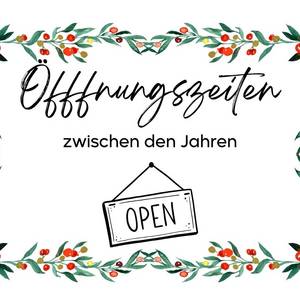 Öffnungszeiten Weihnachten © Stadt- und Schulbibliothek Landsberg Öffnungszeiten Weihnachten